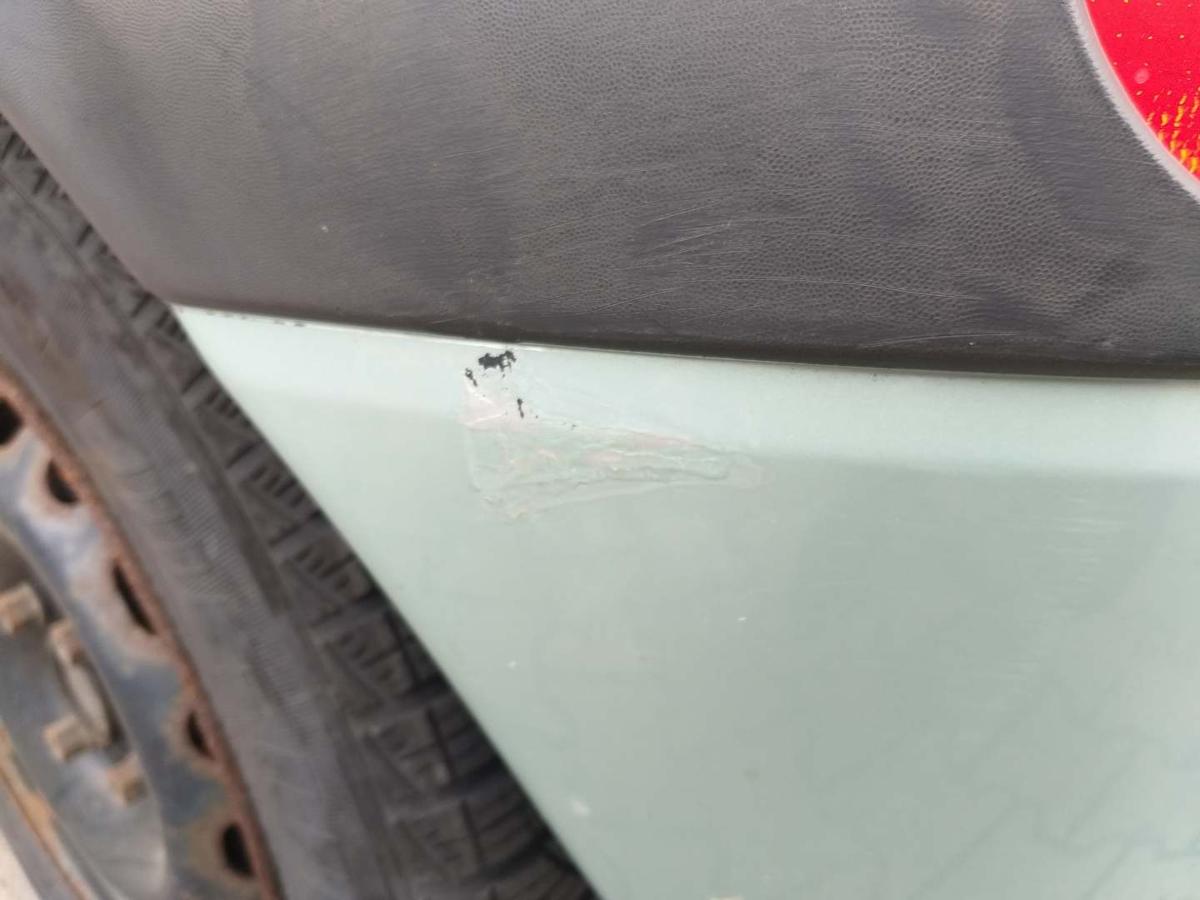 Opel Corsa C original Stoßstange Stossfänger hinten Z388 Spacegrün Bj.2001